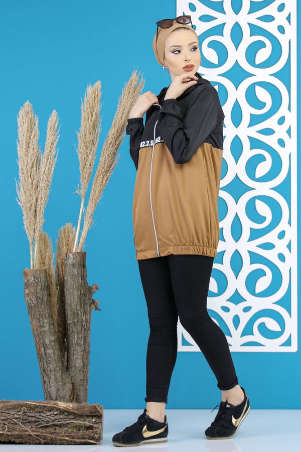 Yagmurluk Ceket Camel - 7807 Taba - 7807 TABA
