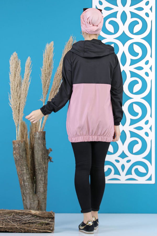 Yagmurluk Ceket Pudra - 7807 Pembe - 7807 PEMBE