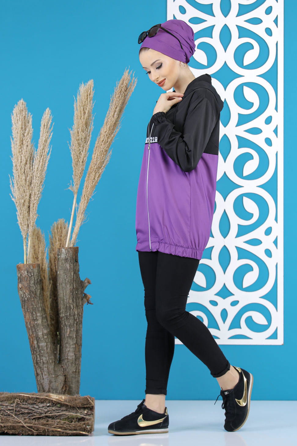 Yagmurluk Ceket Mor - 7807 Mor - 7807 MOR