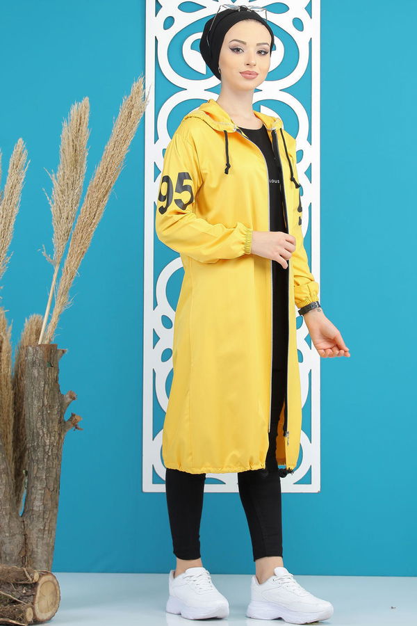 Kapüşonlu Kap Sarı - 7087 Sarı