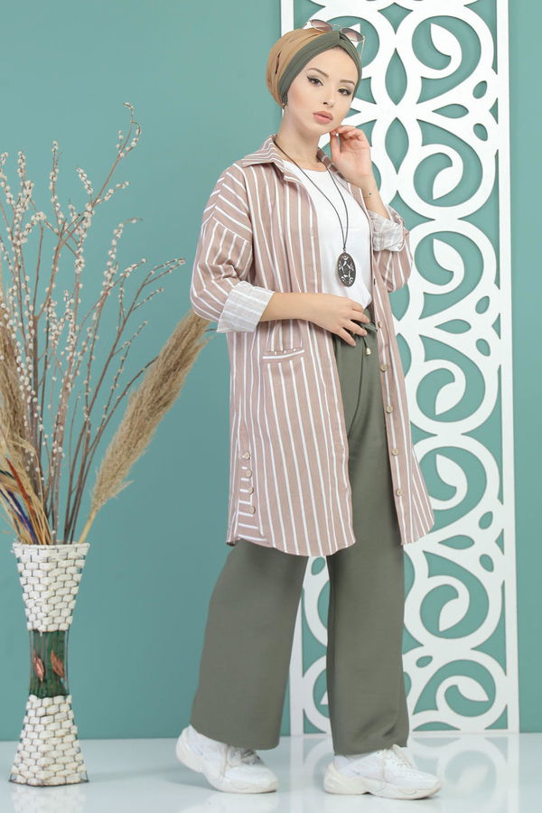 Bol Pantolon Haki - 02 7679 Haki - 7679 HAKİ