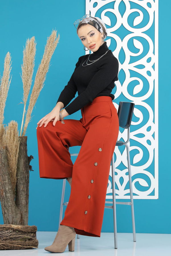 Bol Paça Pantolon Kiremit - 02 7394 Kiremit - 7394