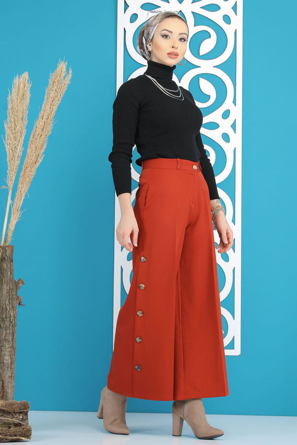 Bol Paça Pantolon Kiremit - 02 7394 Kiremit - 7394