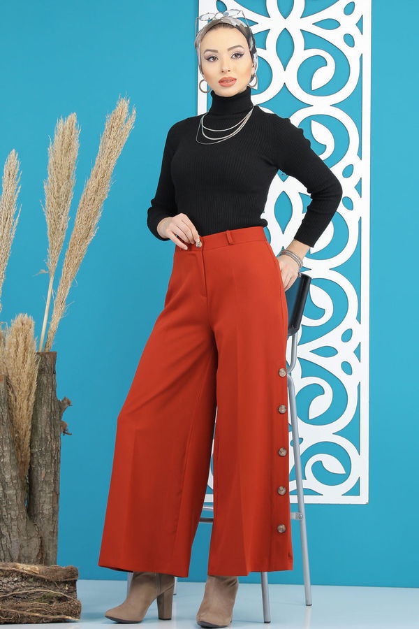 Bol Paça Pantolon Kiremit - 02 7394 Kiremit - 7394