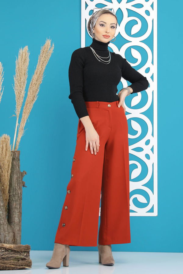 Bol Paça Pantolon Kiremit - 02 7394 Kiremit - 7394