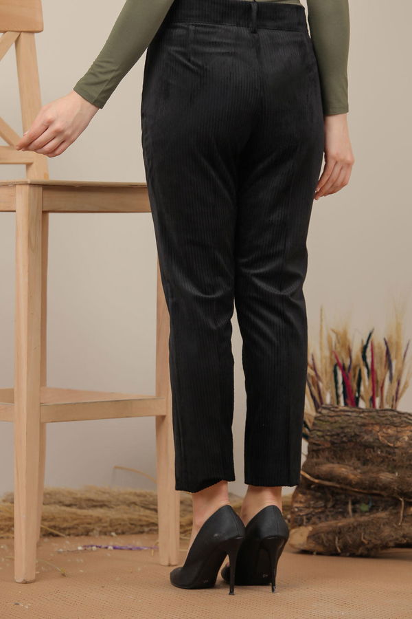 Kadife Pantolon Siyah - 7985 Siyah - 7985 SİYAH