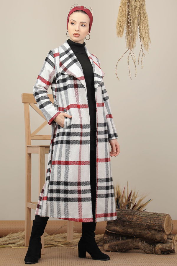 Kaşe Kaban Beyaz - 7939 Beyaz - 7939