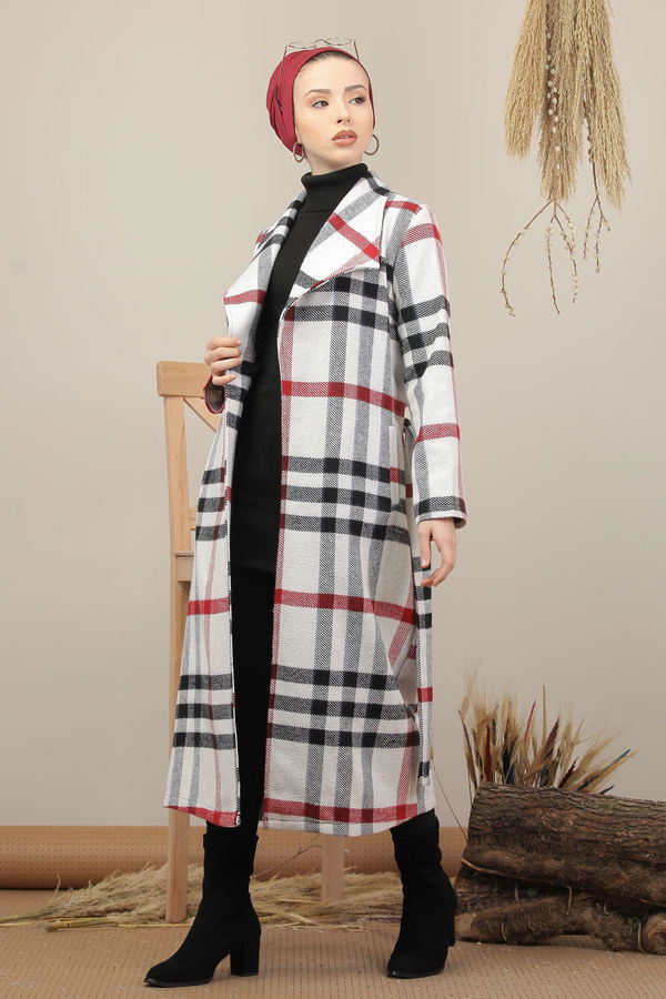 Kaşe Kaban Beyaz - 7939 Beyaz - 7939