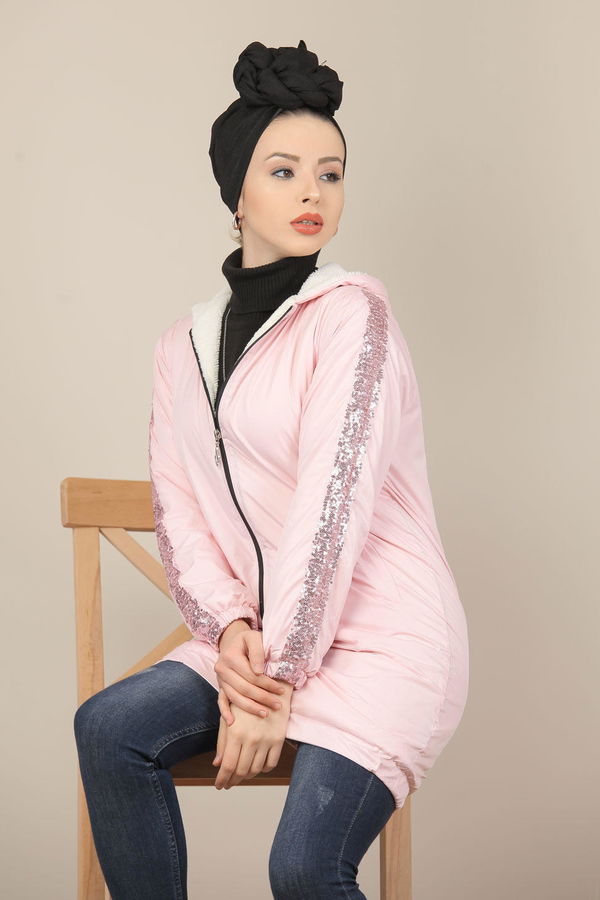 Pullu Mont Siyah  Pembe - 7999 PEMBE