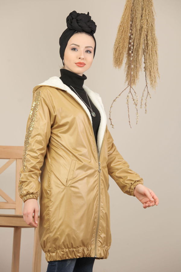 Pullu Mont Siyah  Sarı - 7999 Sarı