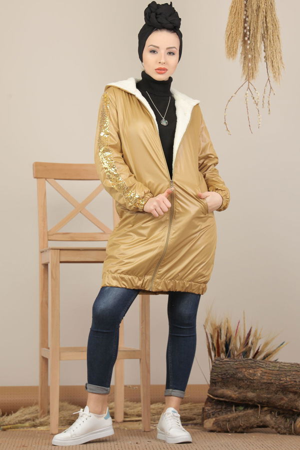 Pullu Mont Siyah  Sarı - 7999 Sarı