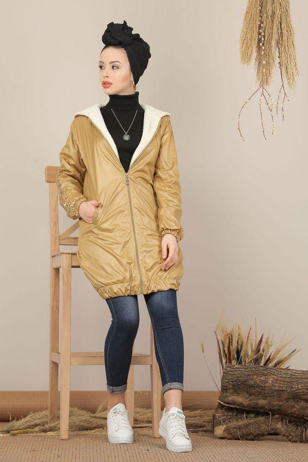 Pullu Mont Siyah  Sarı - 7999 Sarı