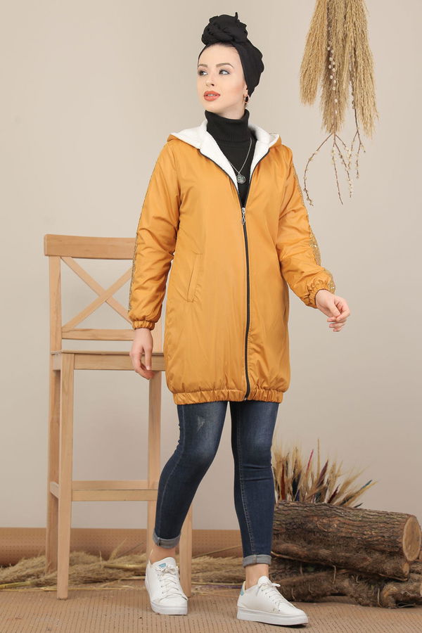 Pullu Mont Siyah  Sarı - 7999 Sarı