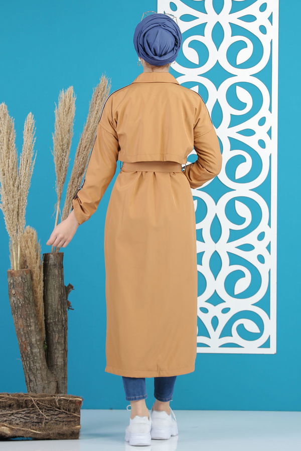 Trenç Mont Astarlı Siyah  Sarı - 1302 Sarı