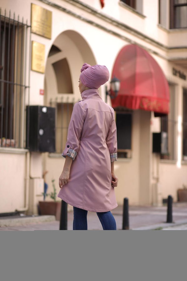 Trenç Mont Astarlı Siyah Pembe - 1292 PEMBE