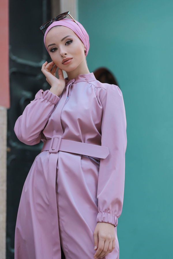Trenç Mont Astarsiz Siyah Pembe - 1299 PEMBE