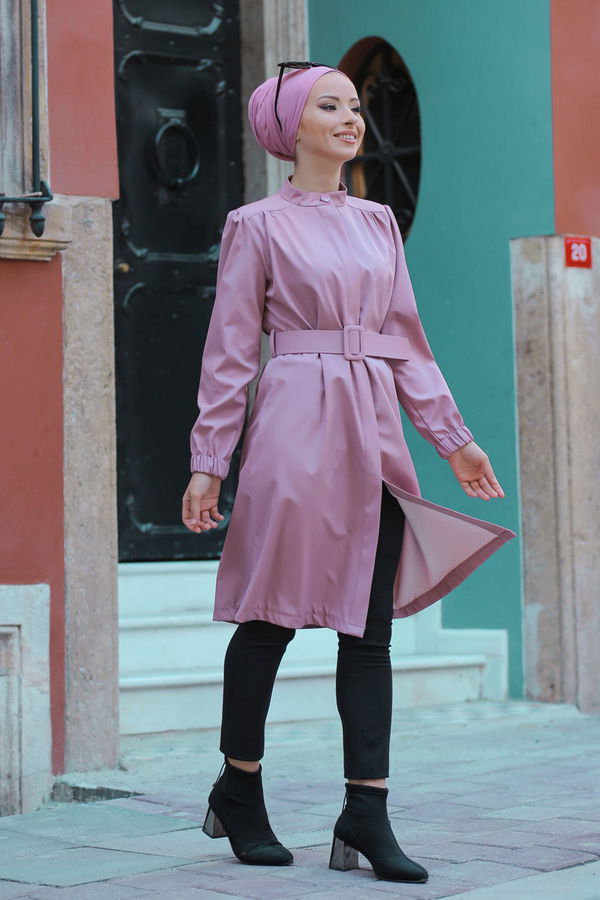 Trenç Mont Astarsiz Siyah Pembe - 1299 PEMBE