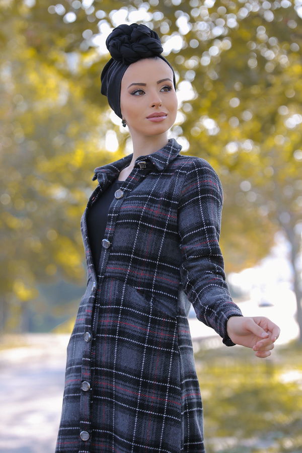 Kaşe Kap Yeşil  Gri - 1310