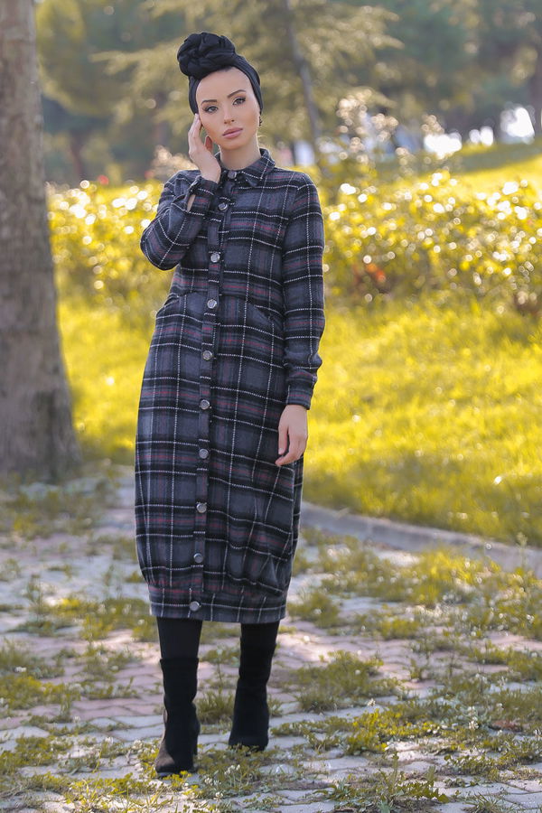 Kaşe Kap Yeşil  Gri - 1310
