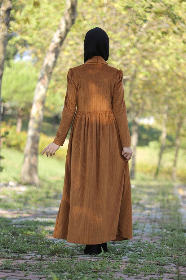 Kadife Ceket Haki  Taba - 1316 TABA