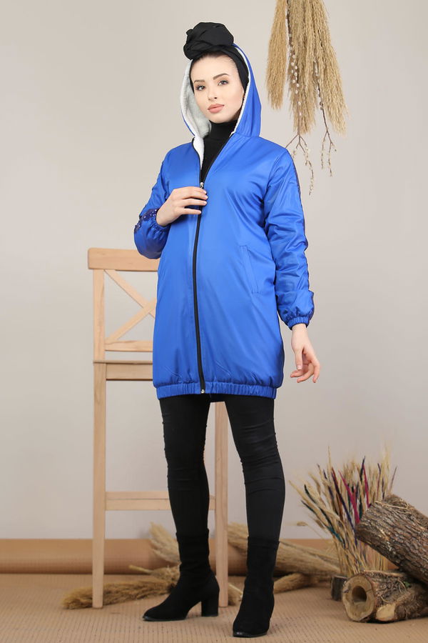 Pullu Mont Siyah  Mavi - 7999 MAVİ