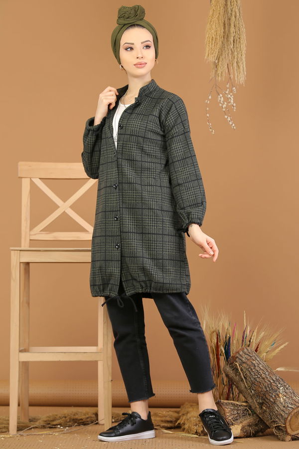 Dügmeli Ceket Haki - 5217 Haki - 5217 HAKİ