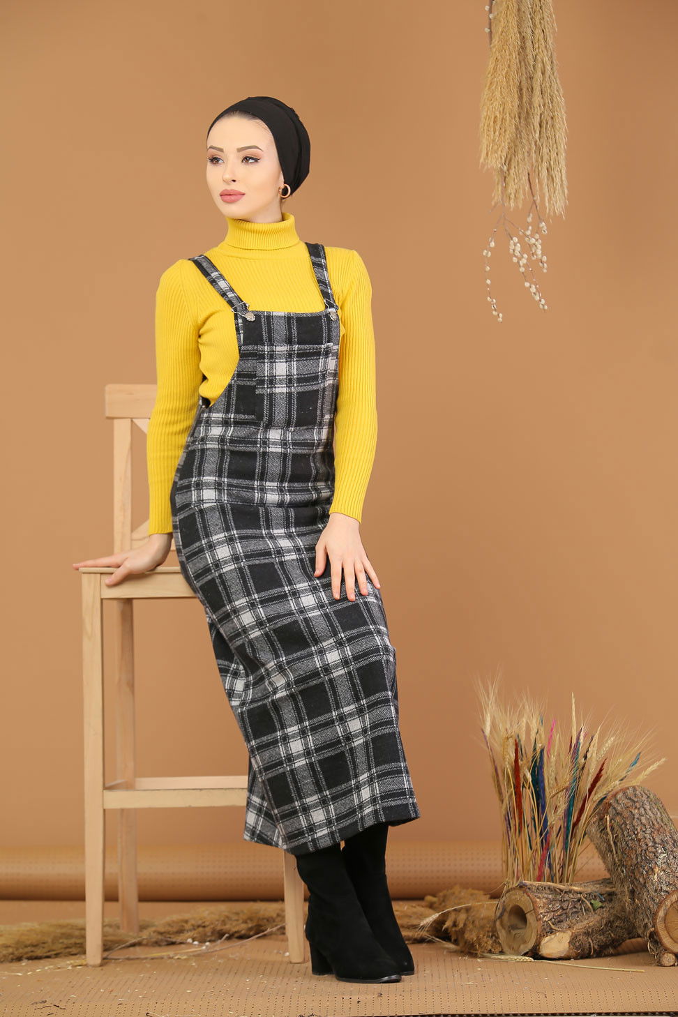 Askılı Salopet Gri - 5222 Gri - 5222