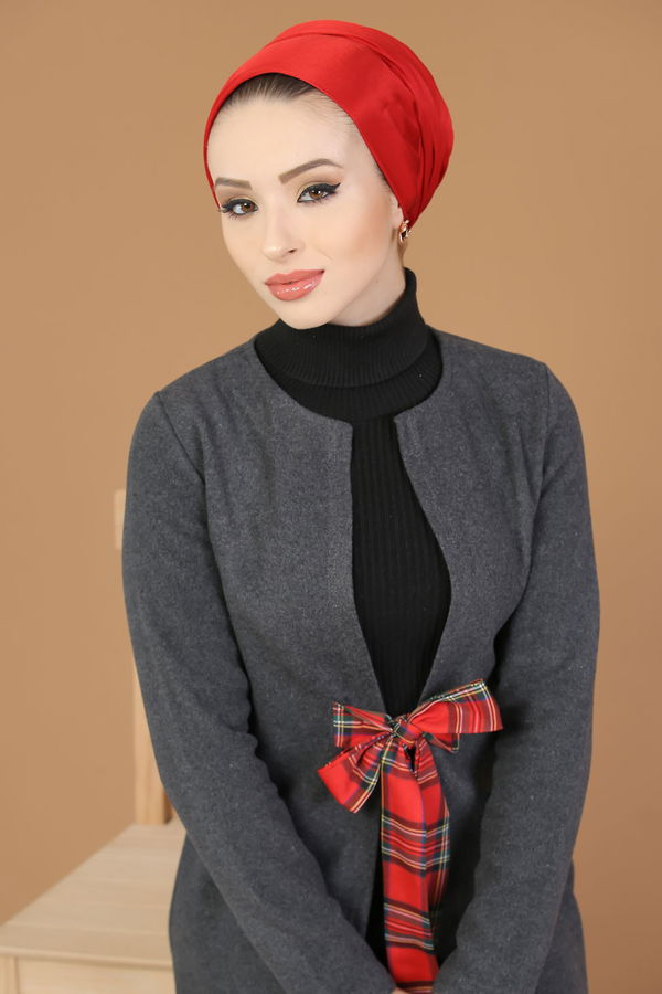 Kuşaklı Ceket Antrasit - 8193 Antrasit - 8193 ANTRASİT