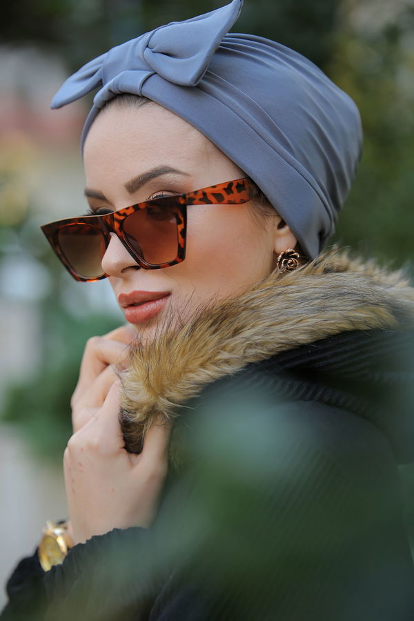 Fiyonklu Bone Siyah Antrasit - 6847 ANTRASİT