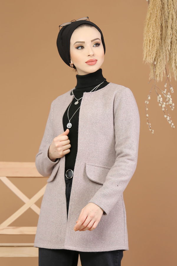 Ceket Pudra - 8196 Pembe - 8196 PEMBE