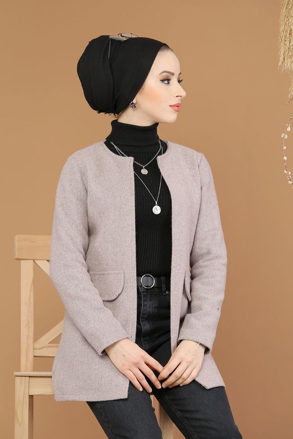 Ceket Pudra - 8196 Pembe - 8196 PEMBE