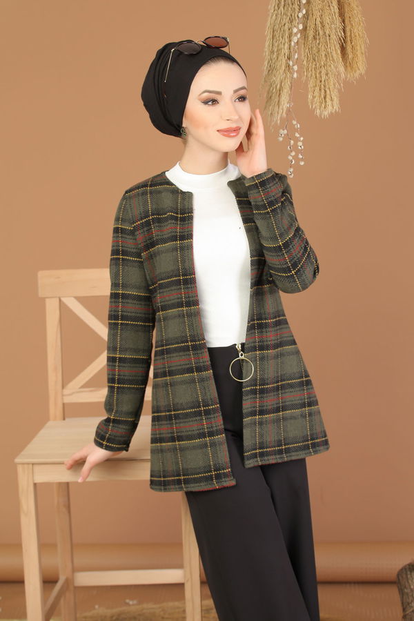 Ekose Ceket Haki - 7950 Haki - 7950 HAKİ