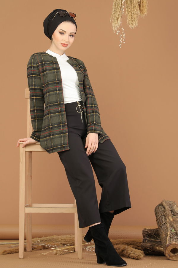 Ekose Ceket Haki - 7950 Haki - 7950 HAKİ