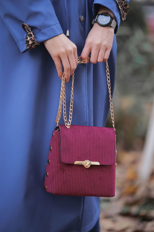 Kadın Bordo Günlük Çanta   - 8241 BORDO