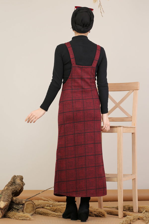 Askılı Salopet Bordo - 5221 Bordo - 5221