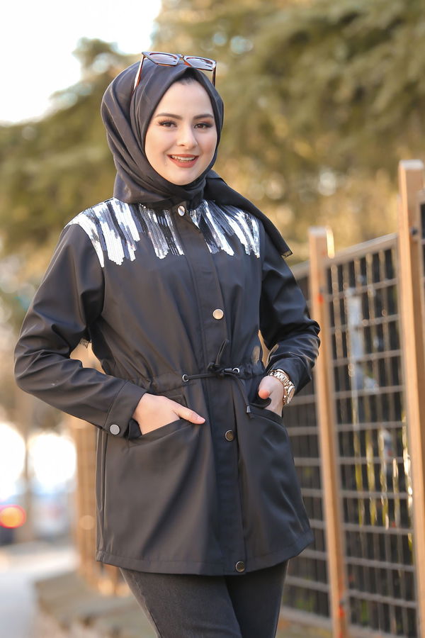 Pullu Trenç Mont Siyah  Siyah - 1301 SİYAH