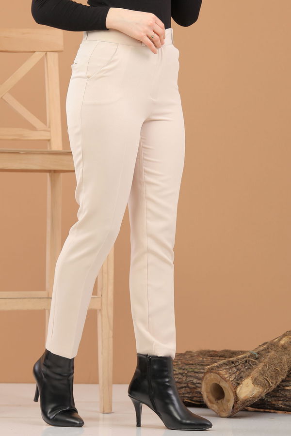 Pantolon Siyah Bej - 6926