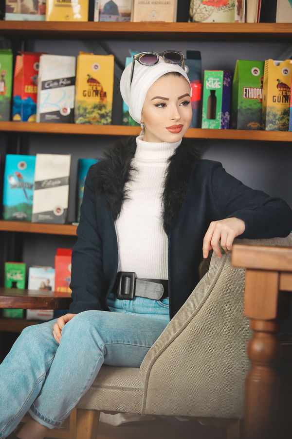 8315 KÜRKLÜ CEKET Lacivert - 8315 LACİVERT