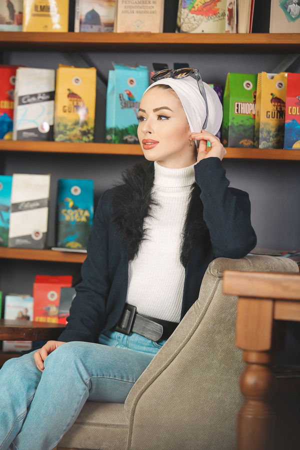 8315 KÜRKLÜ CEKET Lacivert - 8315 LACİVERT