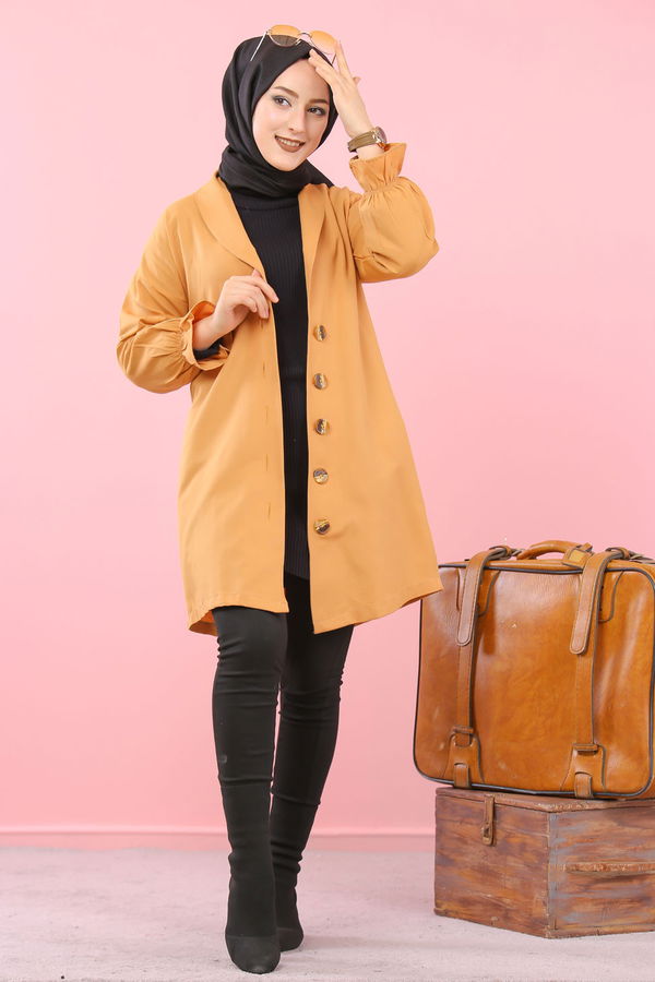 Ceket Sarı - 3018 Sarı