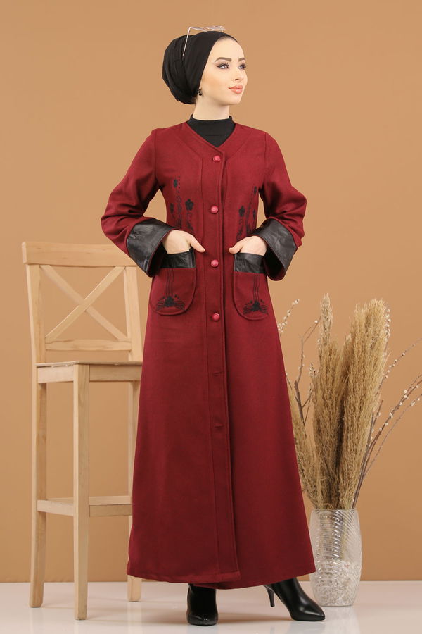 1286 KASE KABAN Bordo - 1286