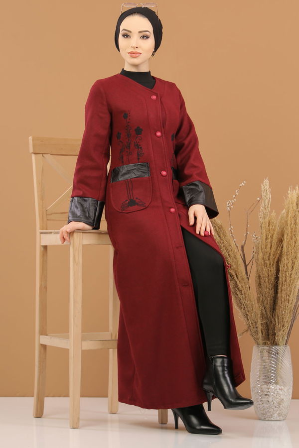 1286 KASE KABAN Bordo - 1286