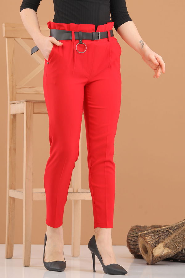 8379 PANTOLON Kırmızı - 8379 Kırmızı