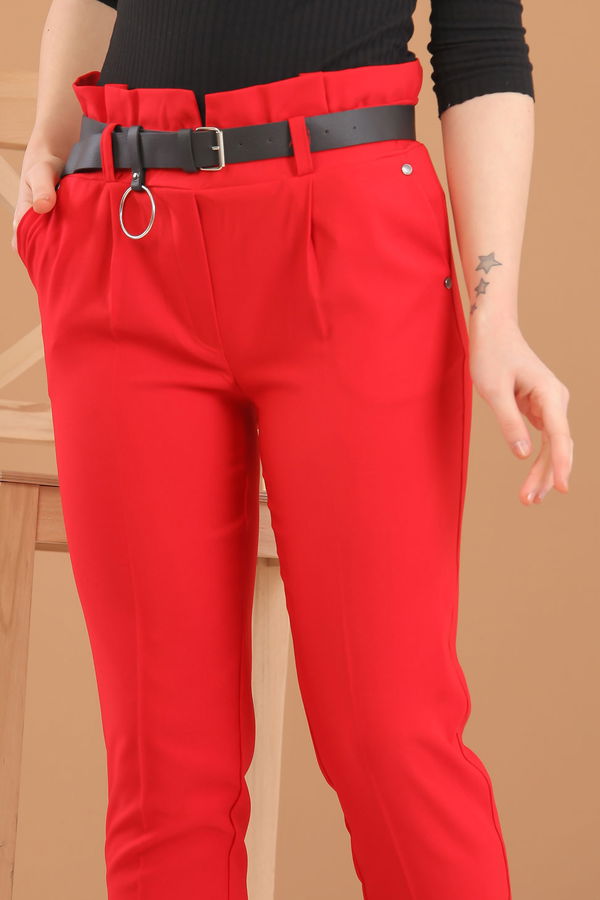 8379 PANTOLON Kırmızı - 8379 Kırmızı