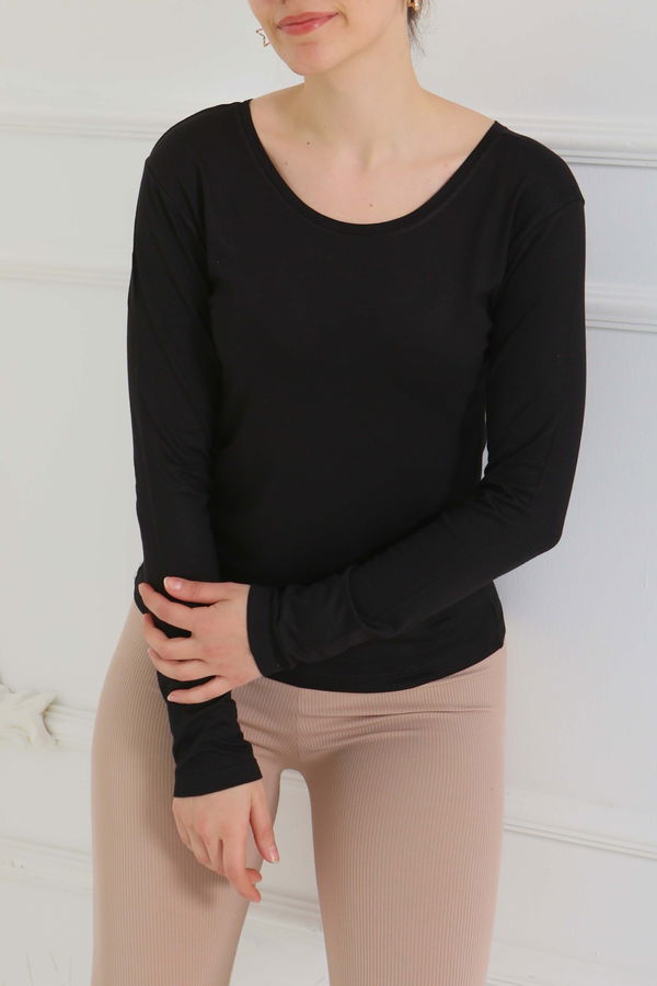 Ön ve Arka Oval Yaka Badi - 26829
