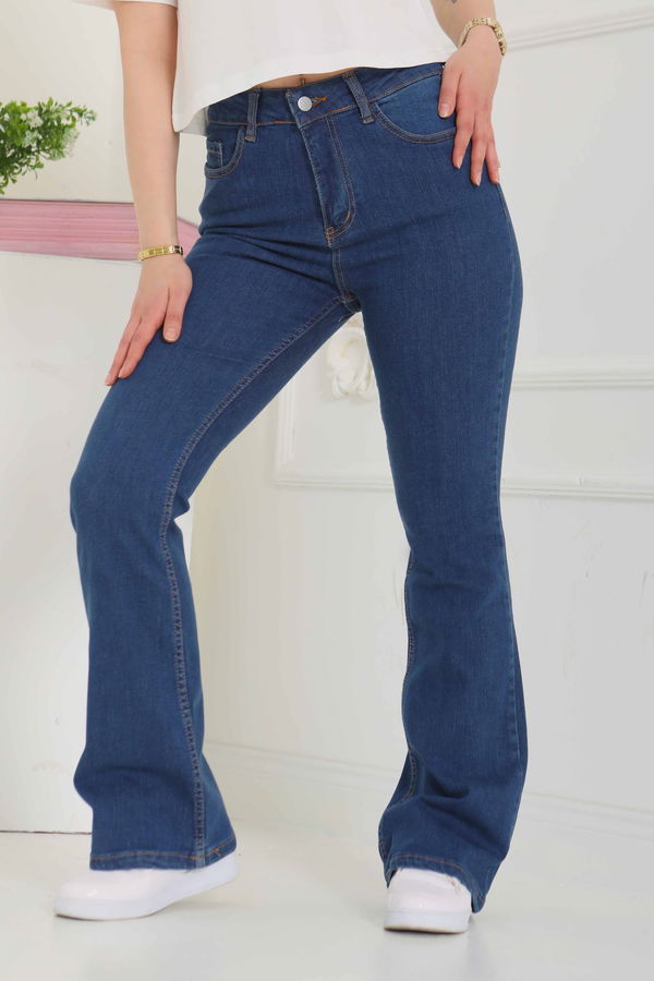 İspanyol Paça Kot Pantolon - 26825
