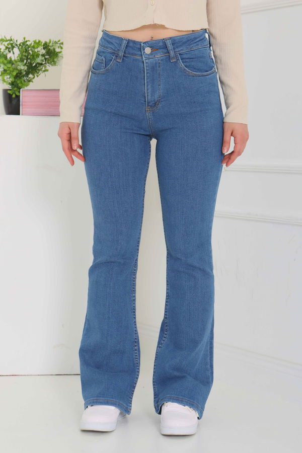 İspanyol Paça Kot Pantolon - 26825