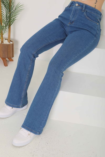 İspanyol Paça Kot Pantolon - 26825