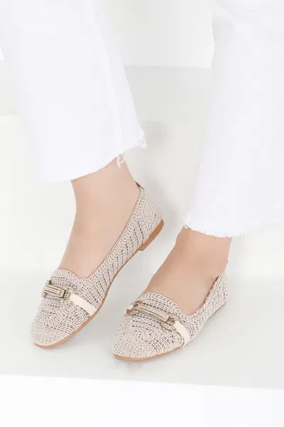 Triko Tokalı Babet - 27414 BEJ