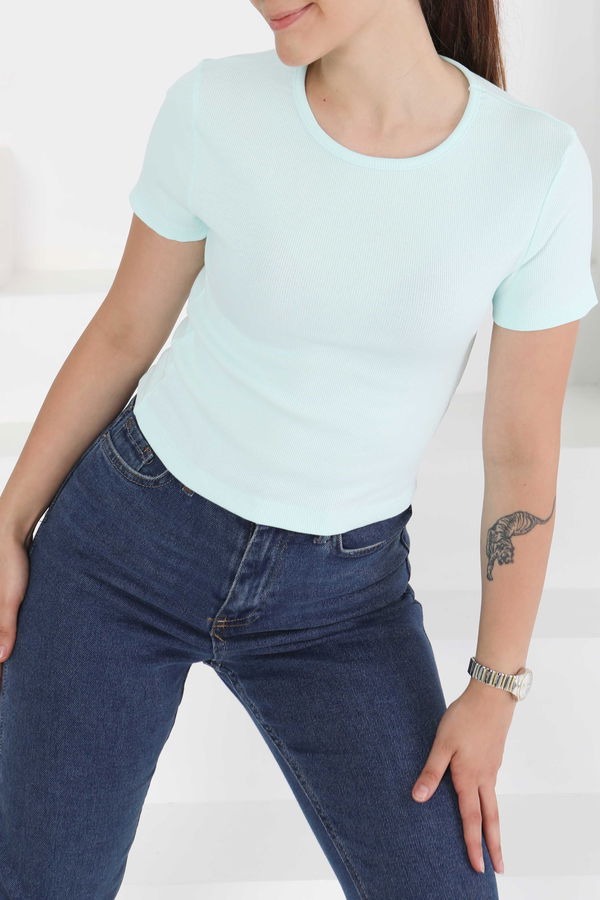 Kısa Kollu Body - 27418 YEŞİL